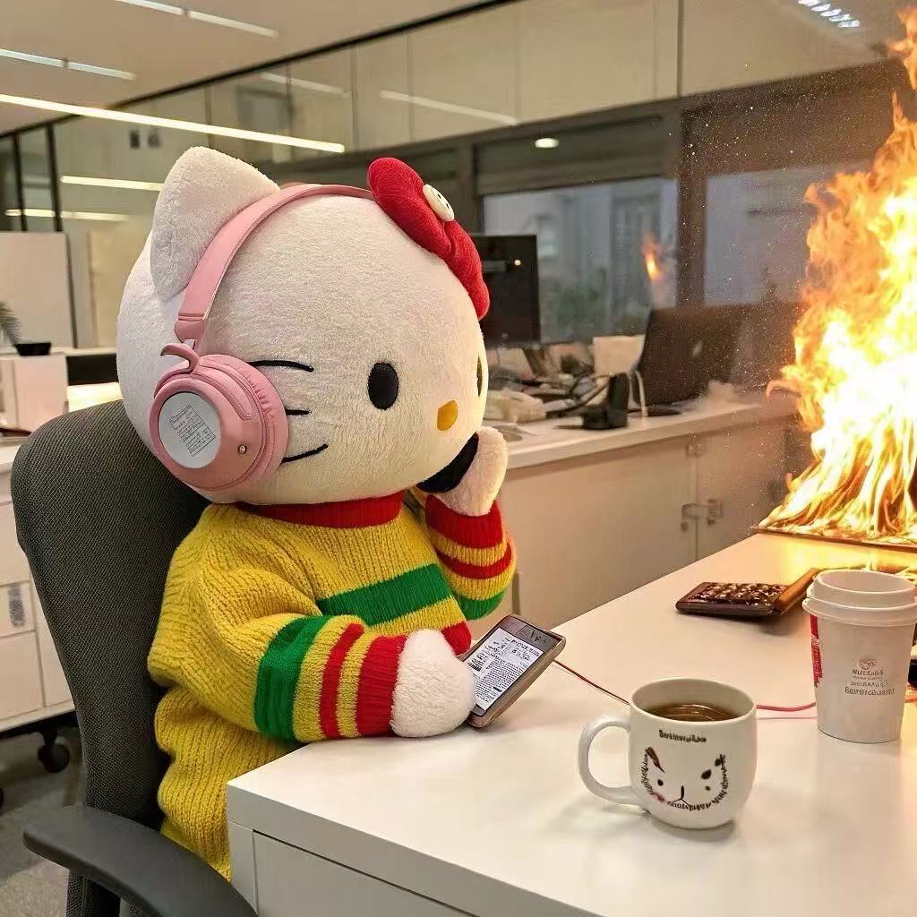 范明凤的 Hello Kitty 头像